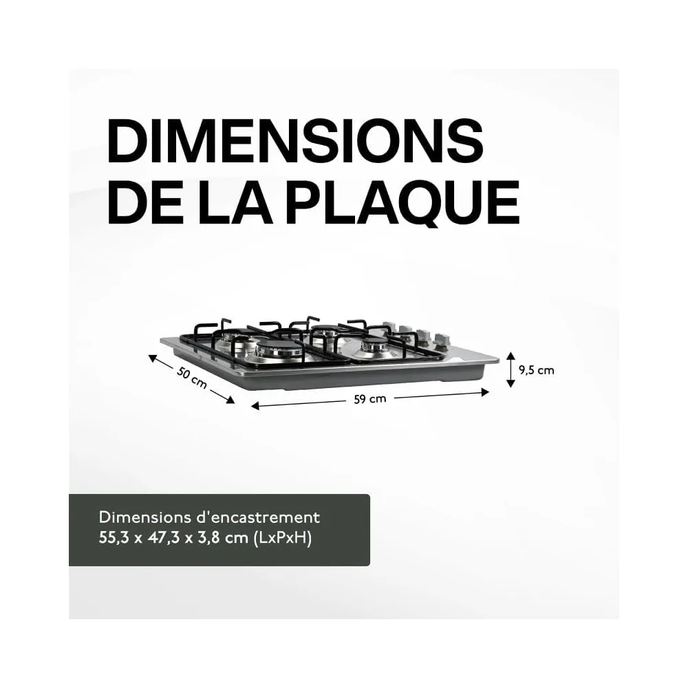 BELDEKO Plaque de cuisson