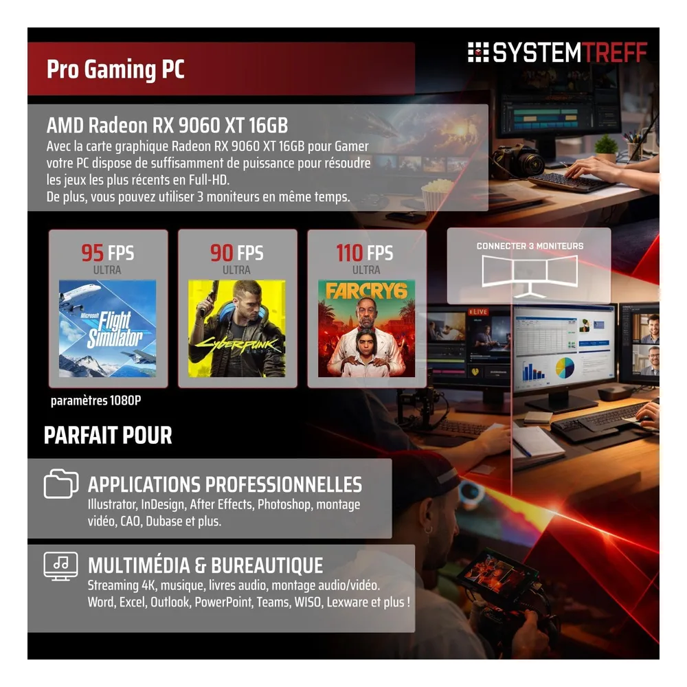 SYSTEMTREFF PC de bureau
