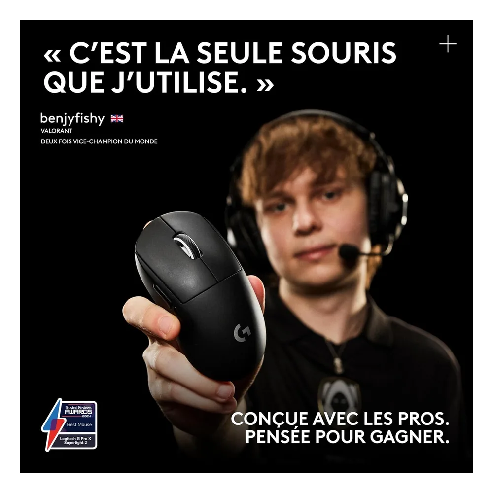 Logitech Souris gaming 8000Hz