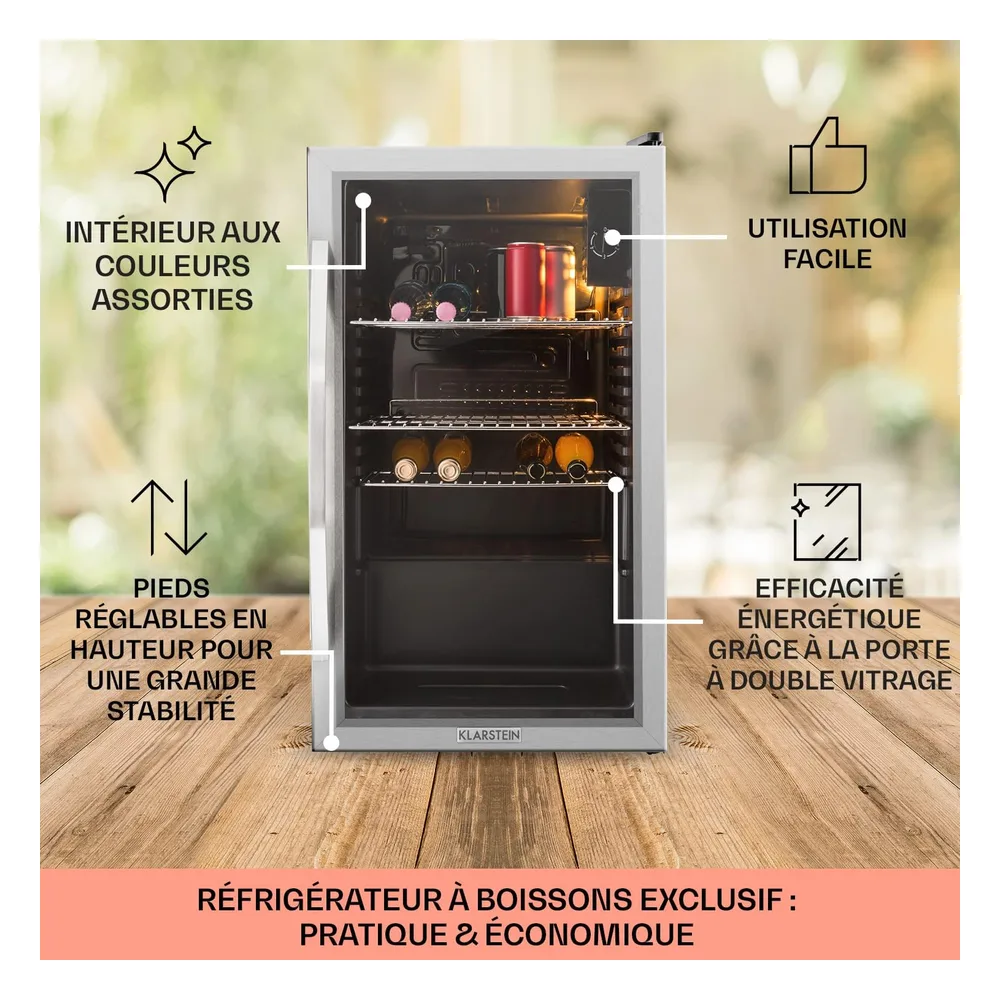 Klarstein Réfrigérateur 80 L