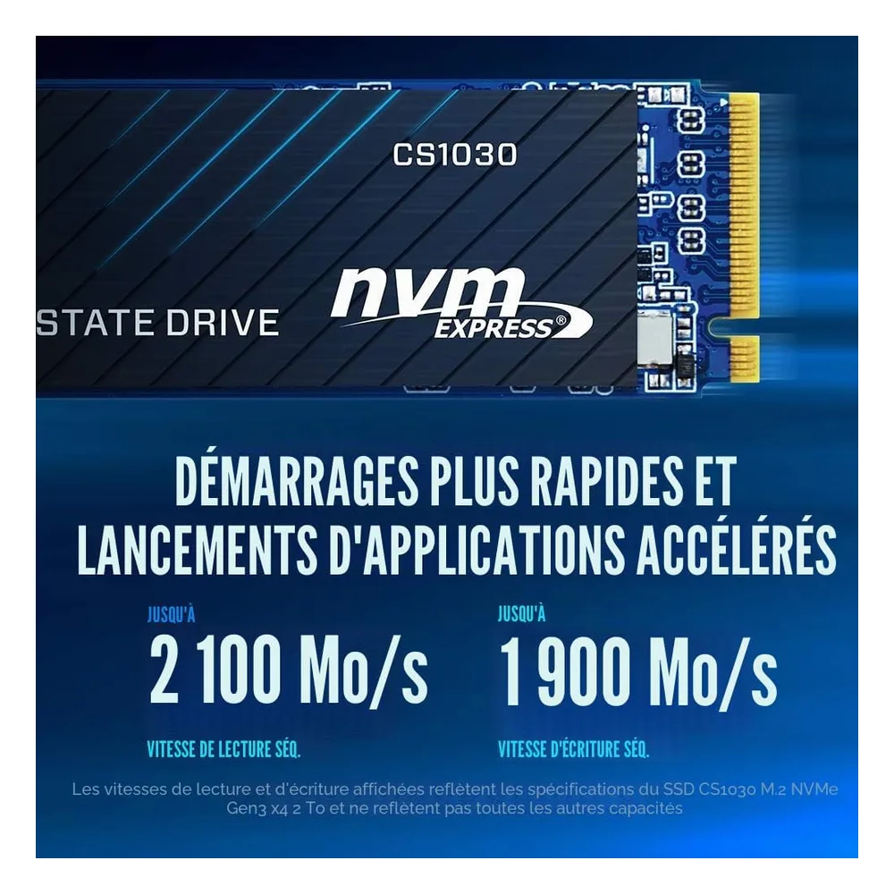 PNY SSD NVMe 250 Go CS1030