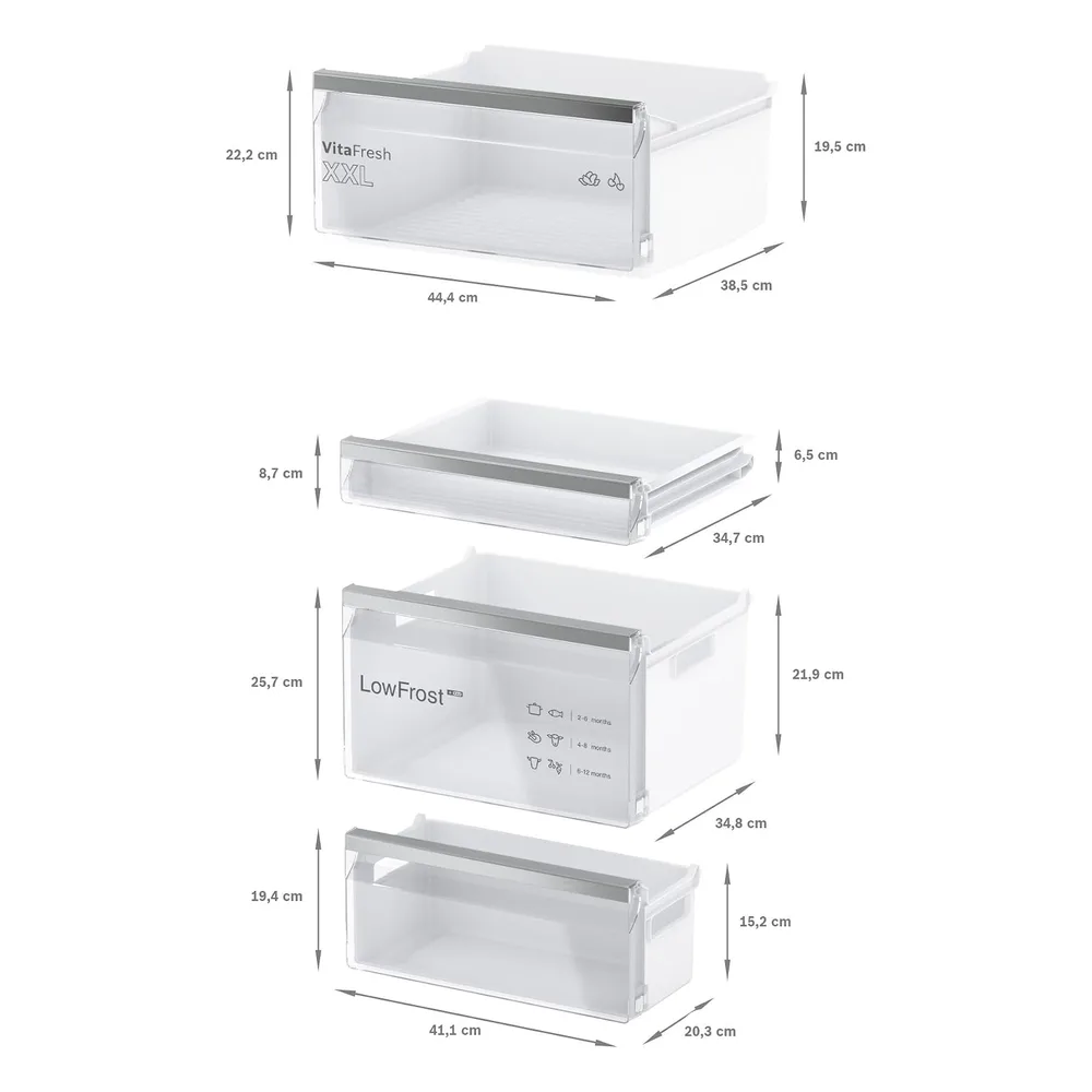 Bosch Réfrigérateur 183 L KIV86VSE0