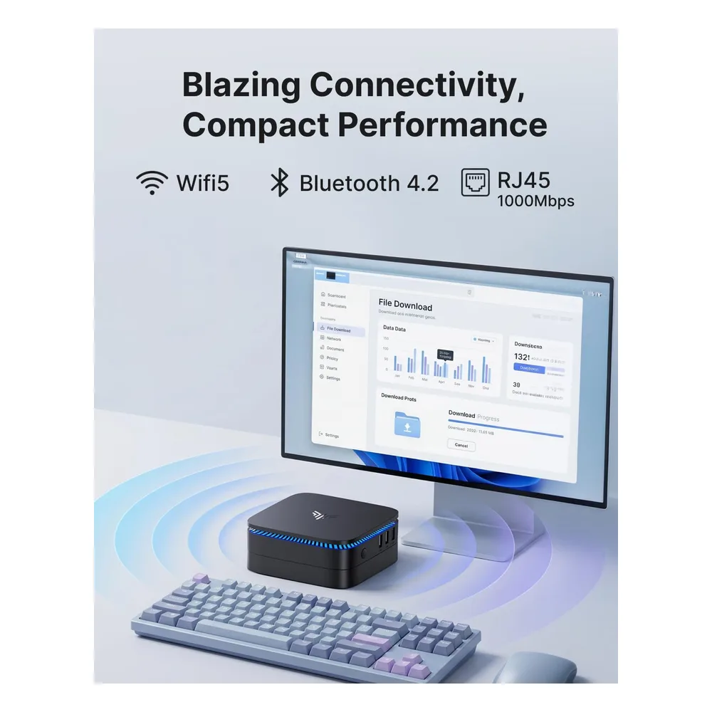 NiPoGi Mini PC 4K@60Hz