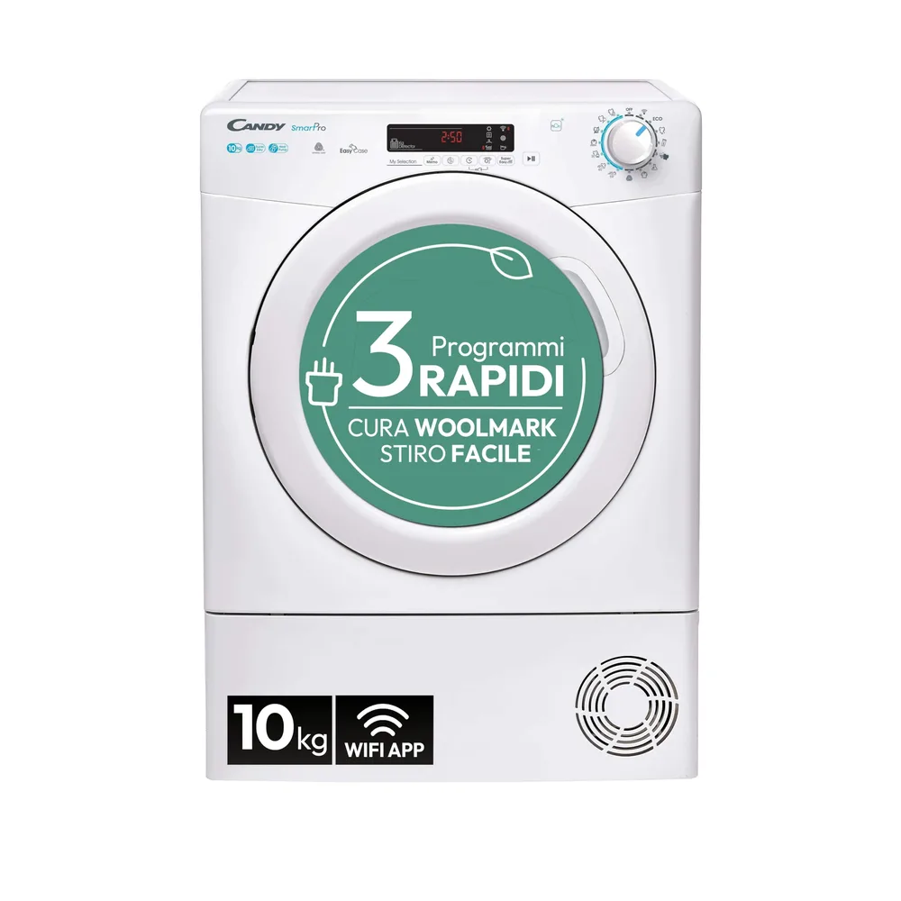 Candy Sèche-linge pompe à chaleur 10 kg H10A2DE
