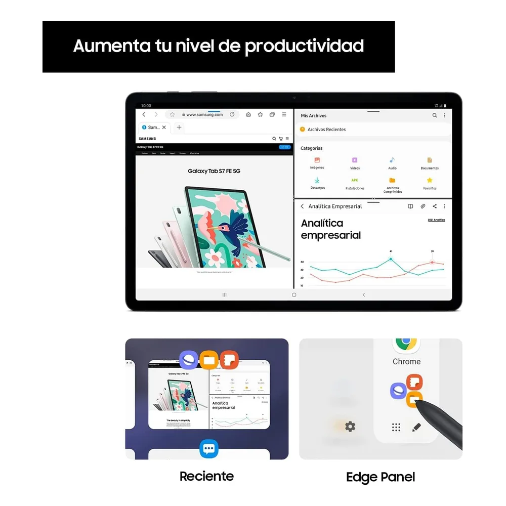 Samsung Tablette 128 Go 12,4"