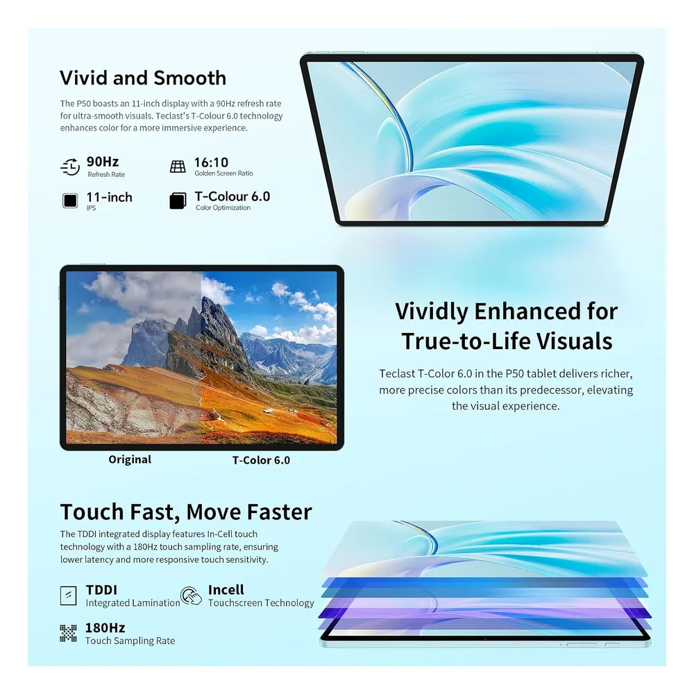 TECLAST Tablette 8000mAh 2026