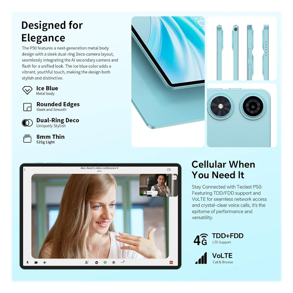 TECLAST Tablette 8000mAh 2026