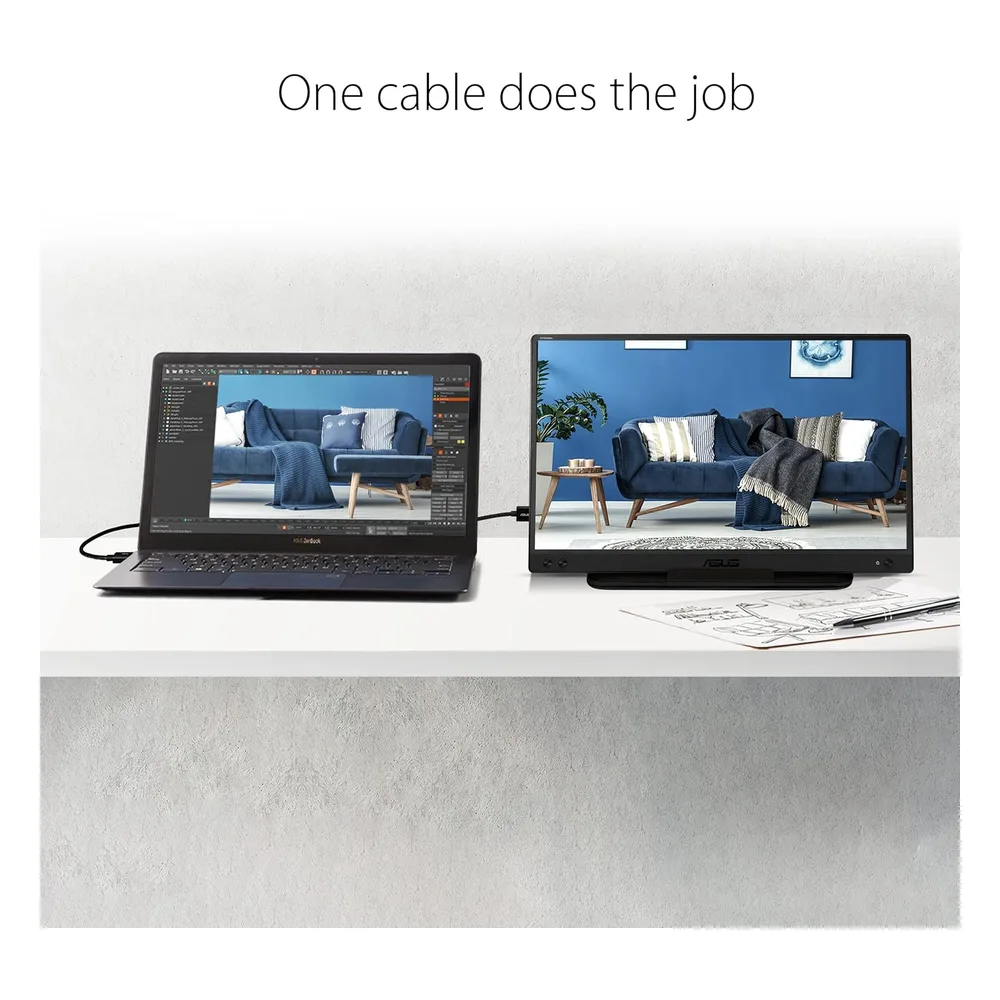 ASUS Écran PC 15.6" MB166C