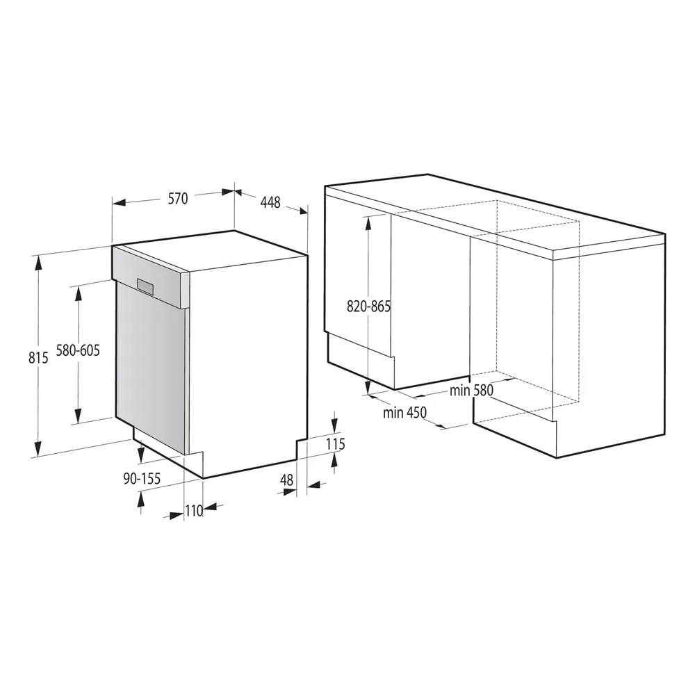 Gorenje Lave-vaisselle 9 couverts