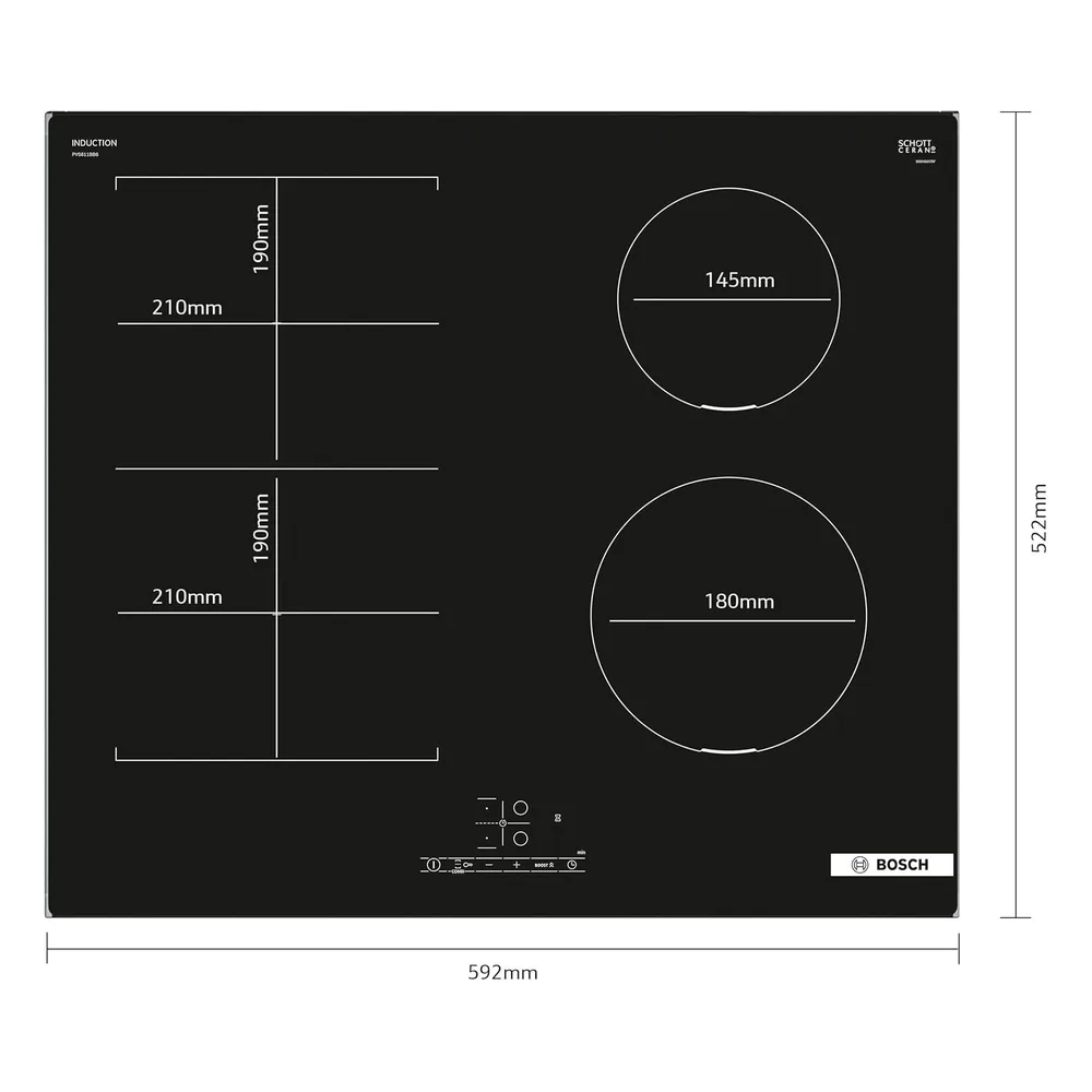 Bosch Plaque à induction PVS611BB6E