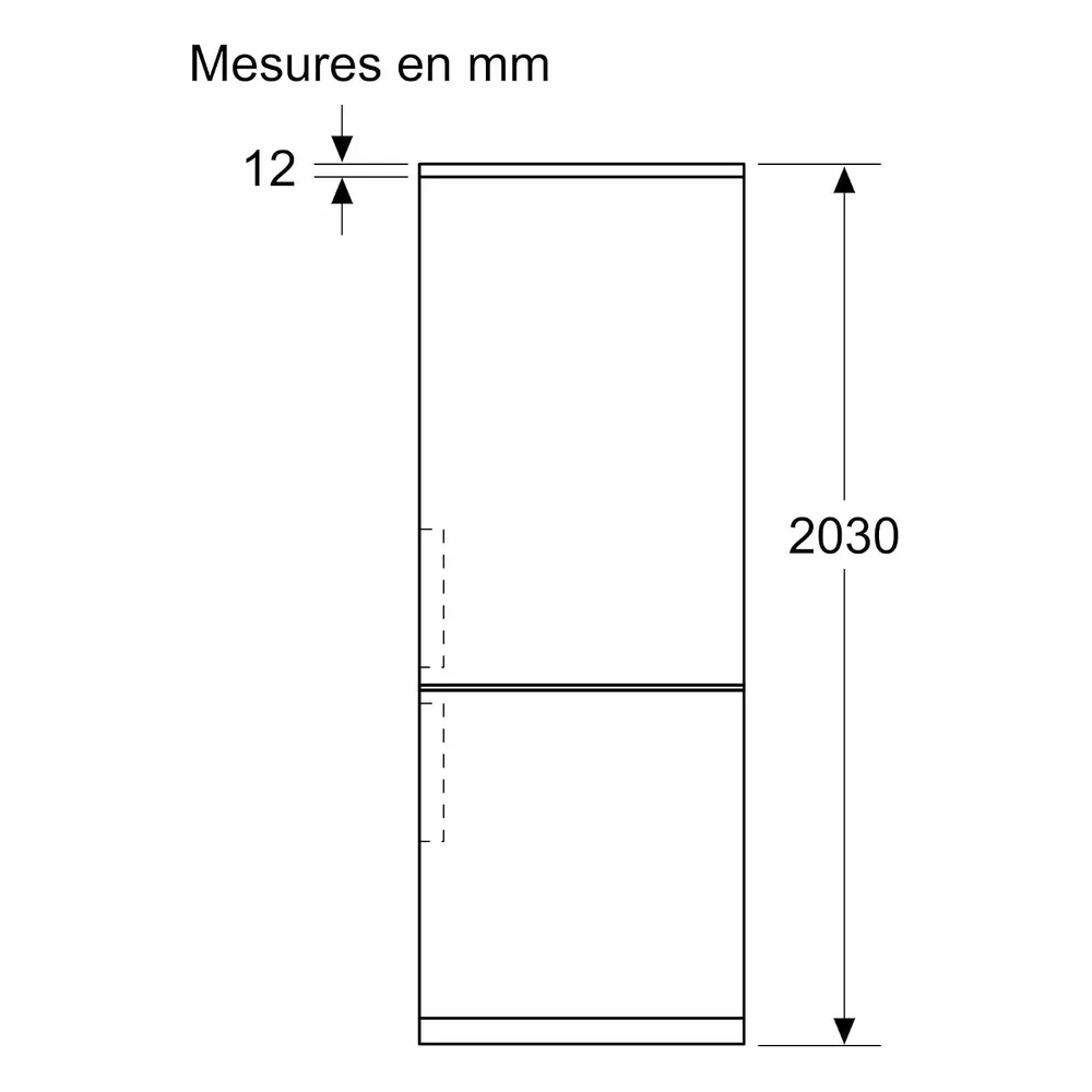 Bosch Réfrigérateur 440 L KGN49AIBT