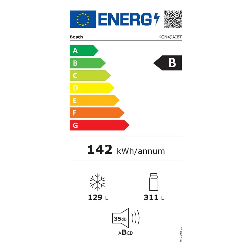 Bosch Réfrigérateur 440 L KGN49AIBT