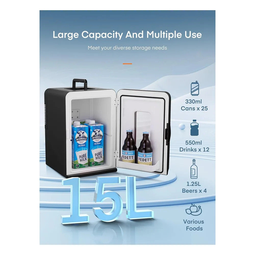 FOHERE Réfrigérateur 15 L