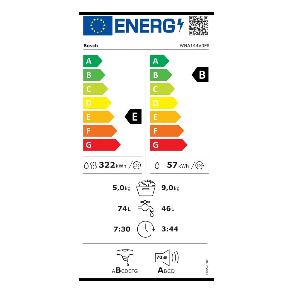 Bosch Lave-linge séchant 5 kg WNA144V0FR