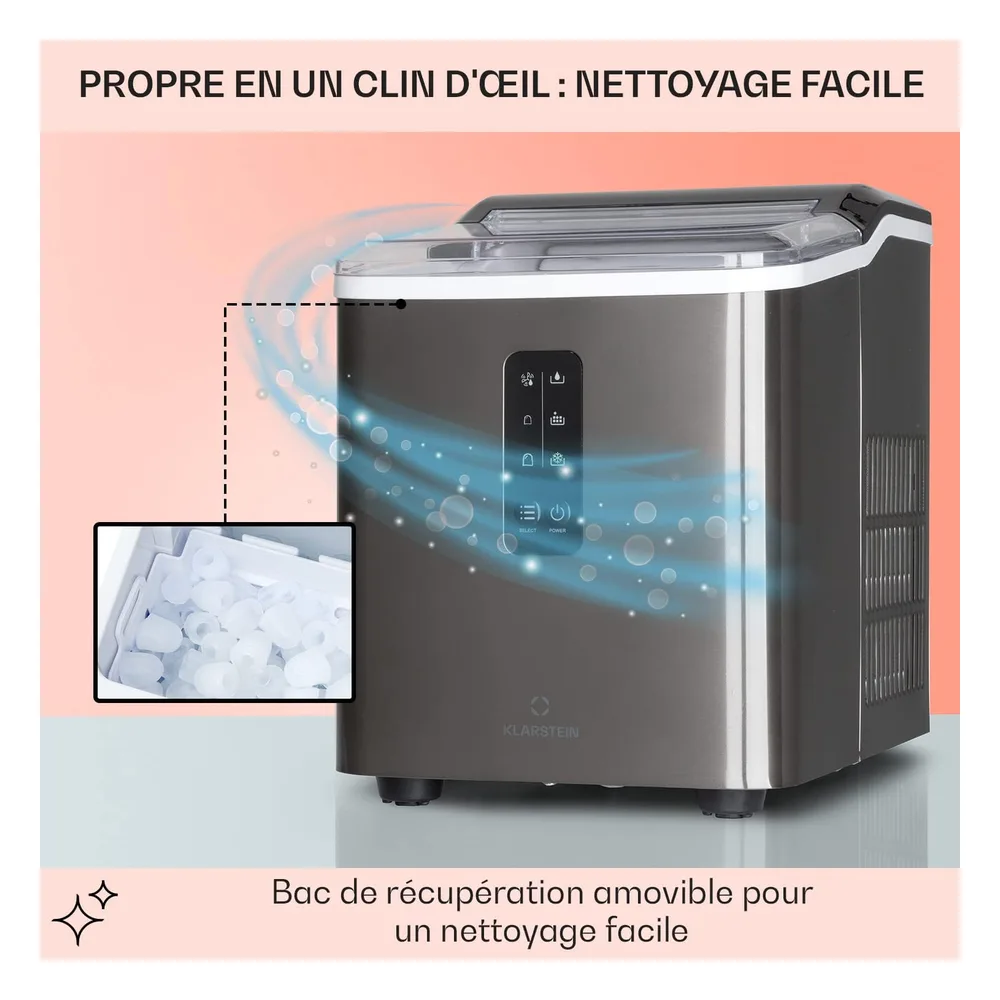 Klarstein Machine à glaçons 1SVY