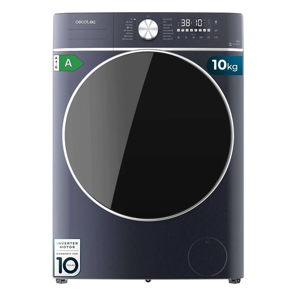 Cecotec Lave-linge séchant 10 kg 1400RPM