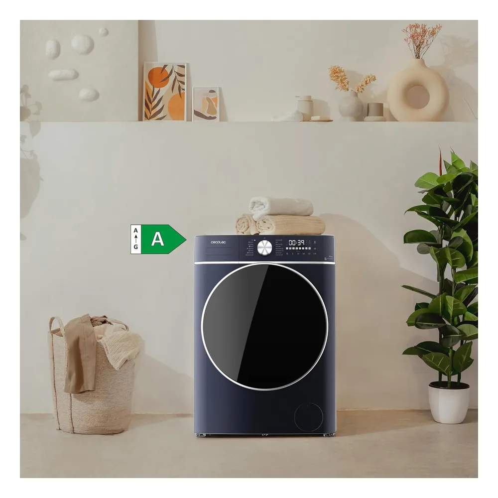Cecotec Lave-linge séchant 10 kg 1400RPM