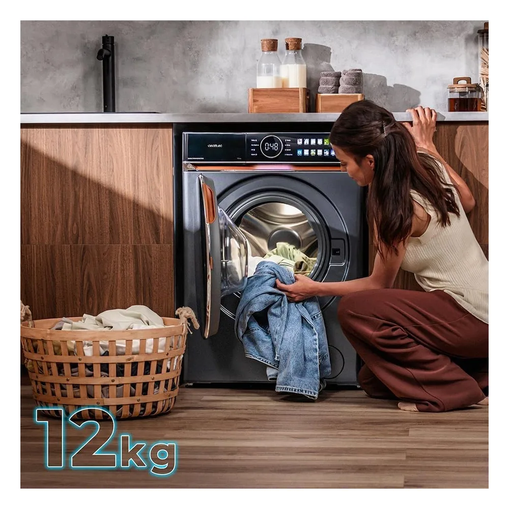 Cecotec Lave-linge 12 kg 1400RPM