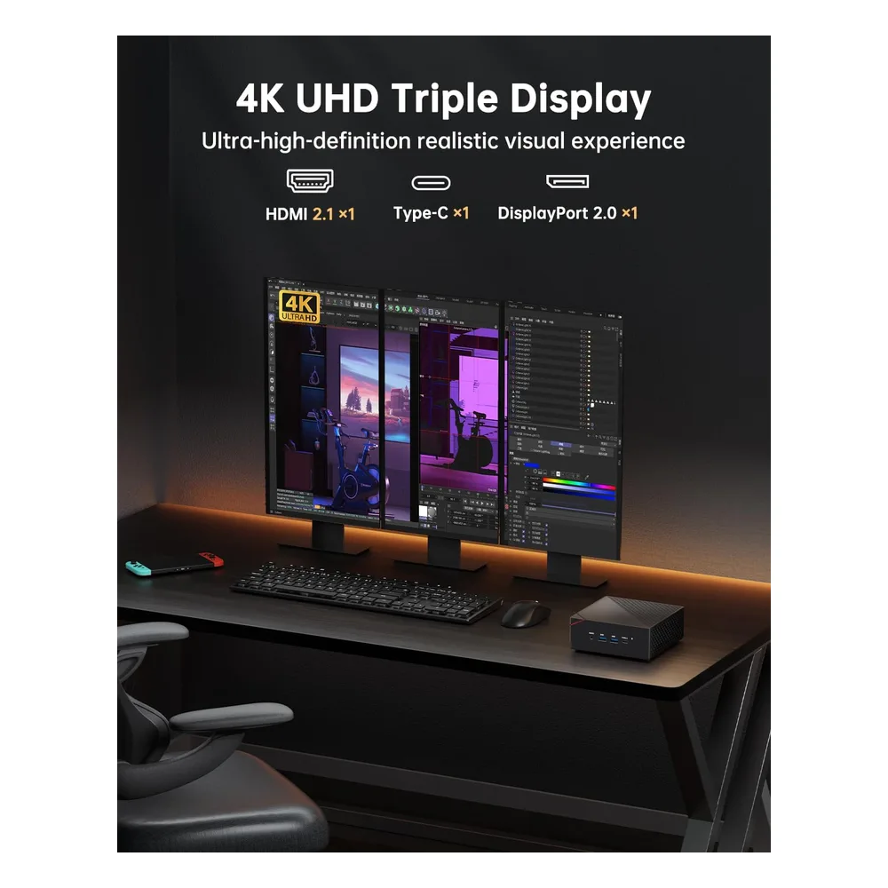 NiPoGi Mini PC 4.30GHz