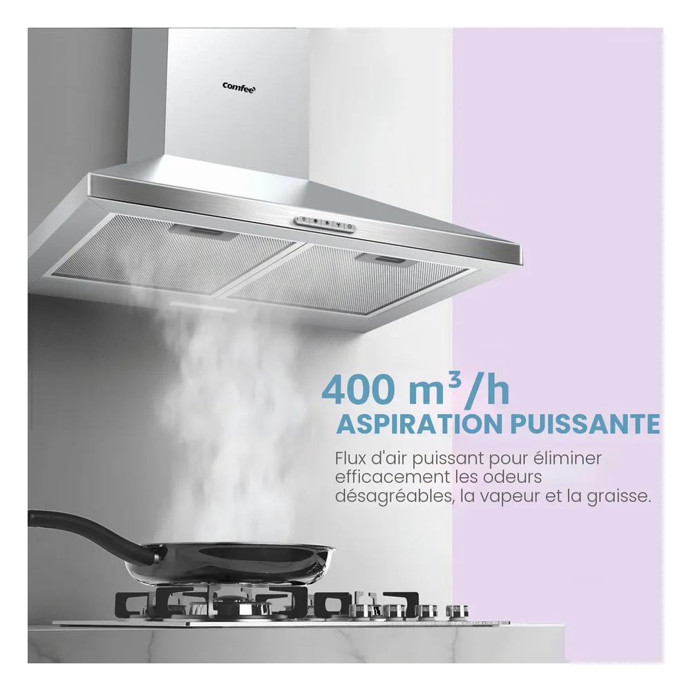 Comfee Hotte PYRA17SS-60