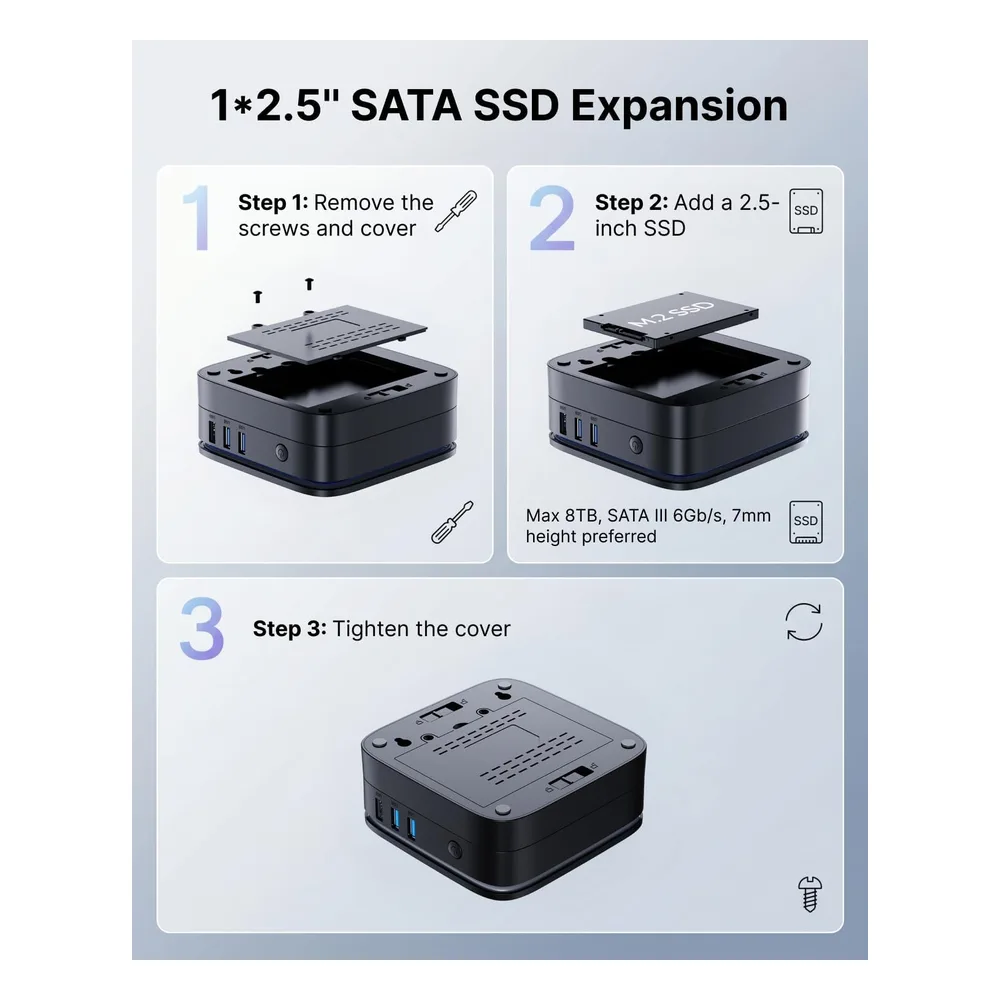 NiPoGi Mini PC RAM+256GB