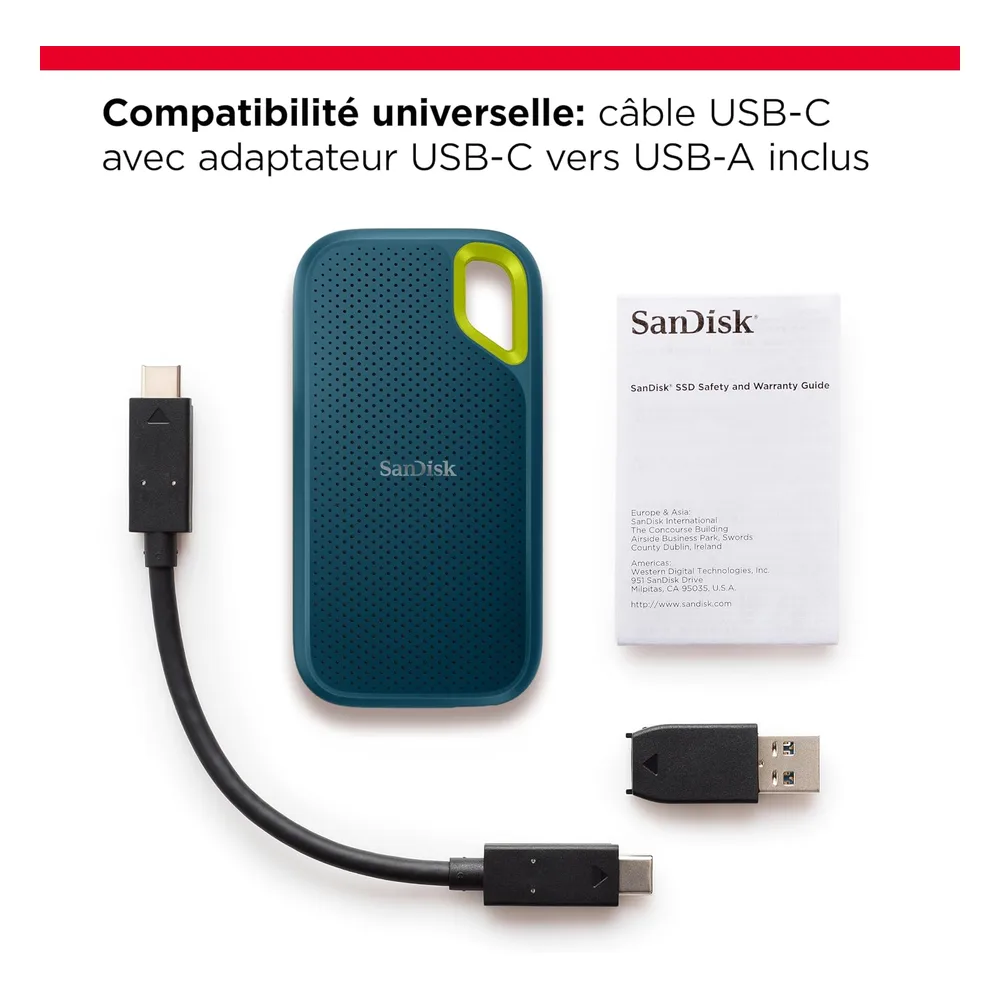 SanDisk SSD NVMe 1 To 256-bit