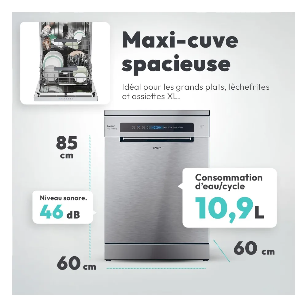 Candy Lave-vaisselle 14 couverts