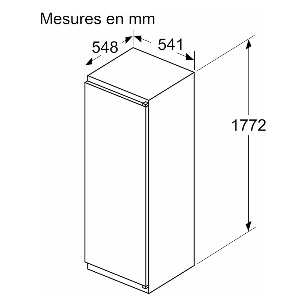 Bosch Réfrigérateur 310 L KIR81NSE0
