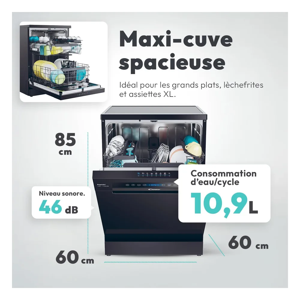 Candy Lave-vaisselle 15 couverts