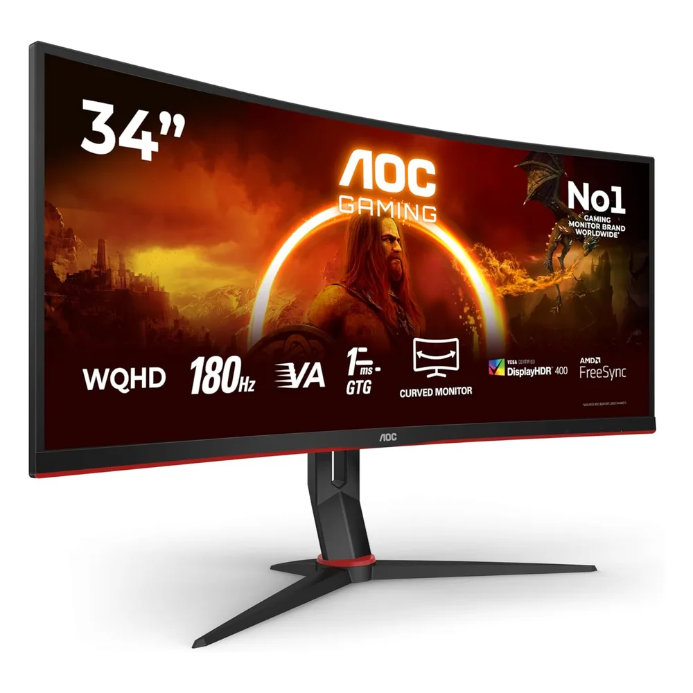 AOC Écran PC 34" CU34G2XP