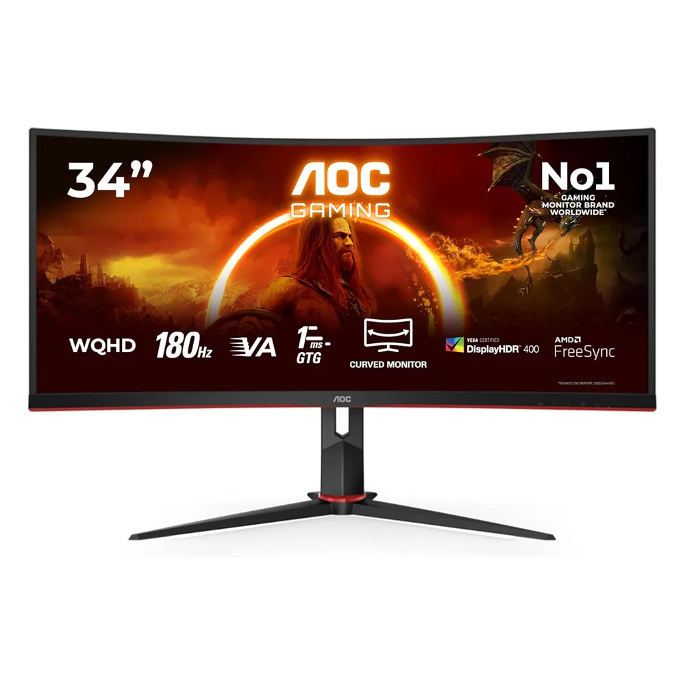 AOC Écran PC 34" CU34G2XP