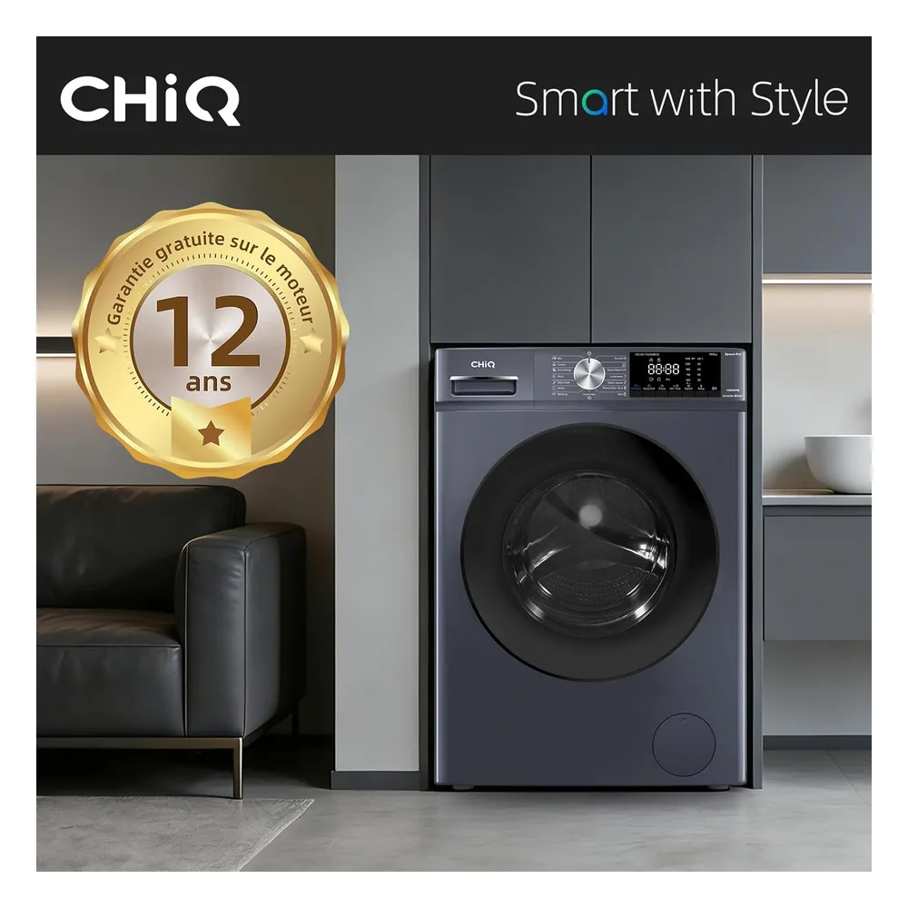 CHiQ Lave-linge 8 kg CFL80-14586IM3XA