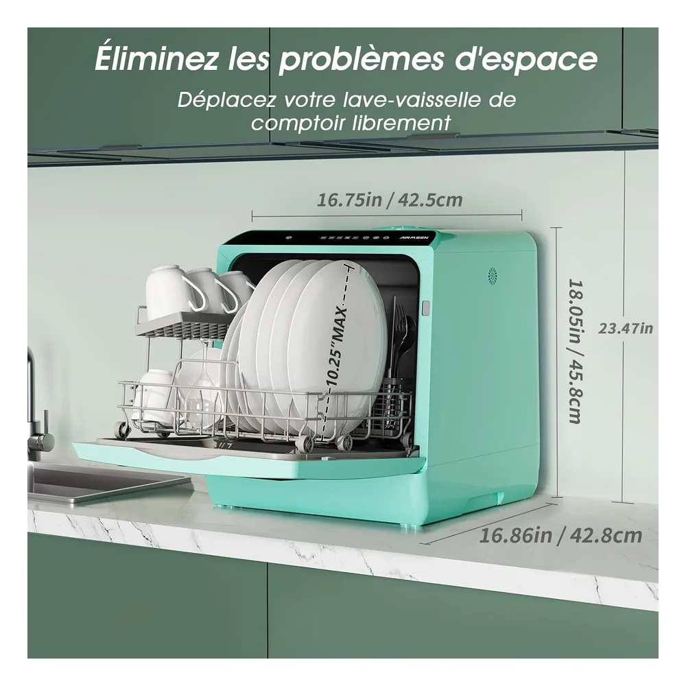 AIRMSEN Lave-vaisselle V6HZ