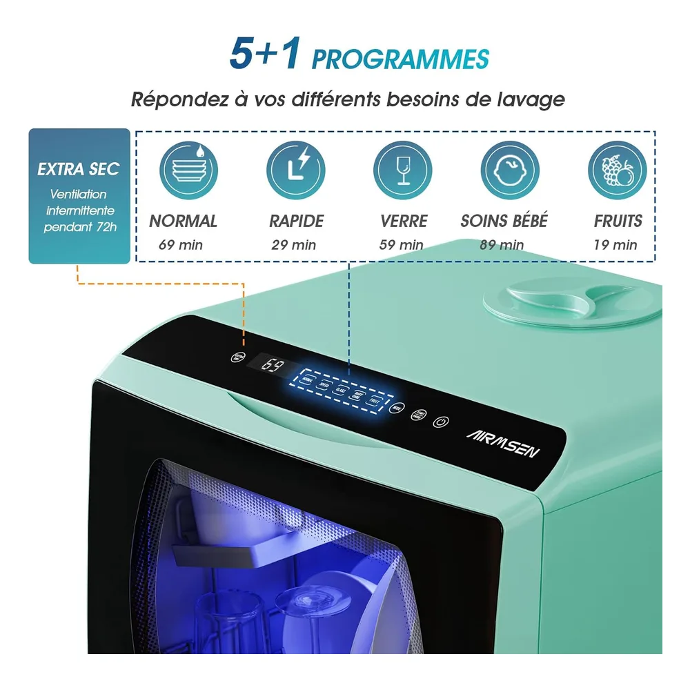 AIRMSEN Lave-vaisselle V6HZ