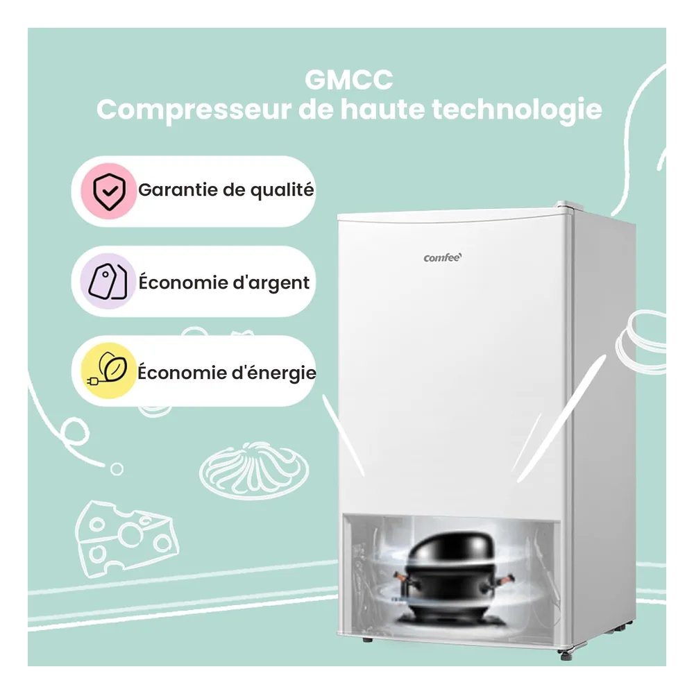 Comfee Réfrigérateur 93 L