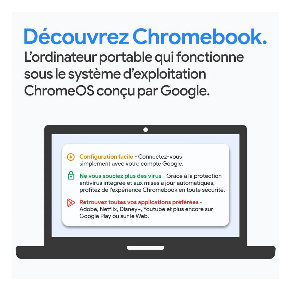 Lenovo Chromebook 64 Go Mali-G52