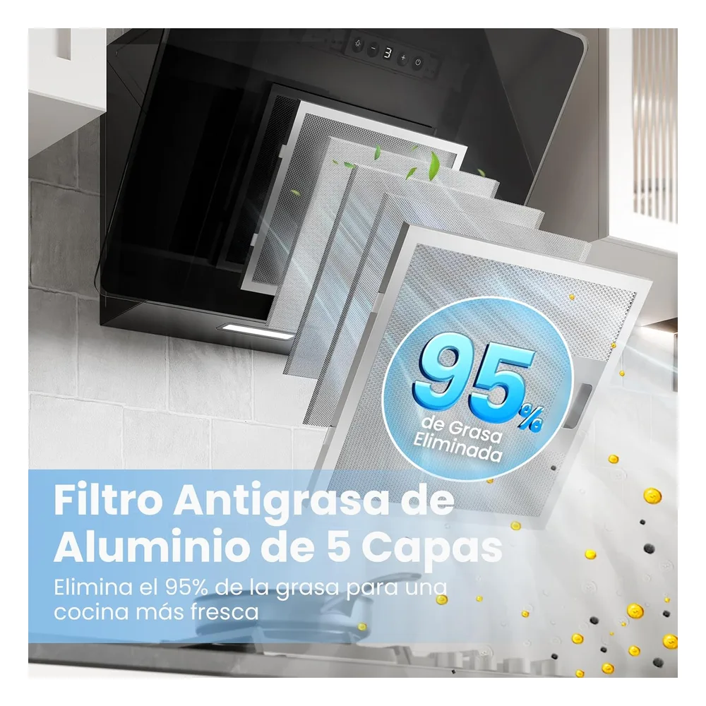 Comfee Hotte ANGJ64B-60