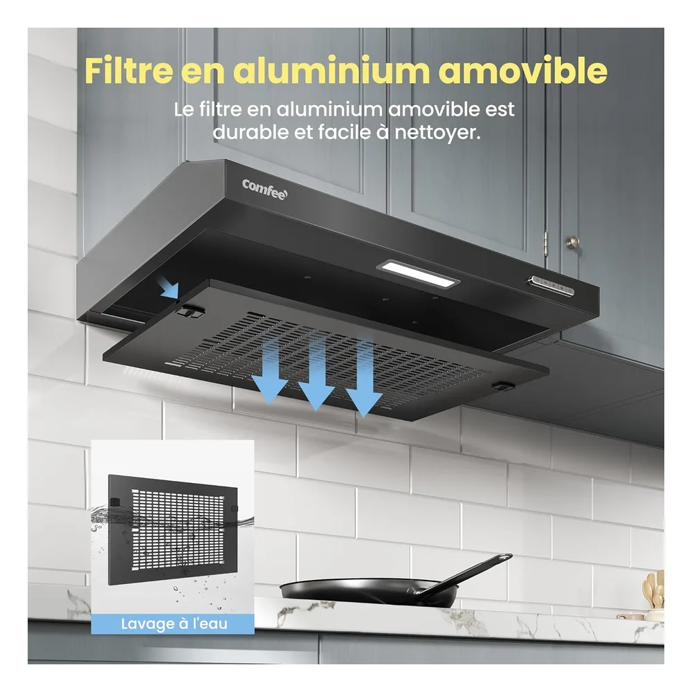 Comfee Hotte KWH-SLIF17B-60
