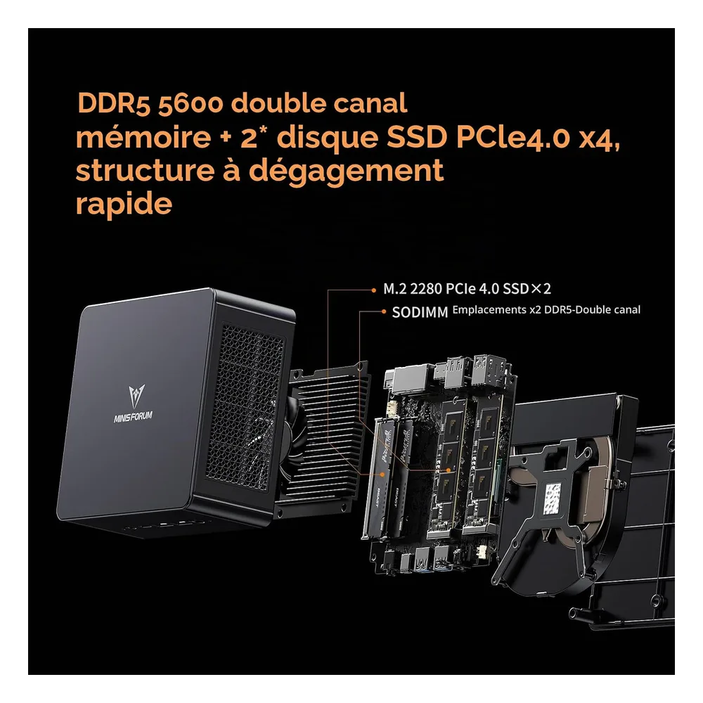 MINIS FORUM Mini PC 8945HS