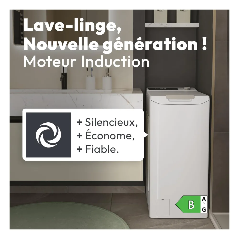 Candy Lave-linge 8 kg TCAS284TM4-S