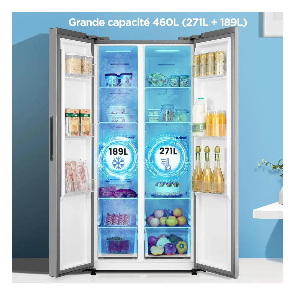 Comfee Réfrigérateur 460 L RCS609IX2