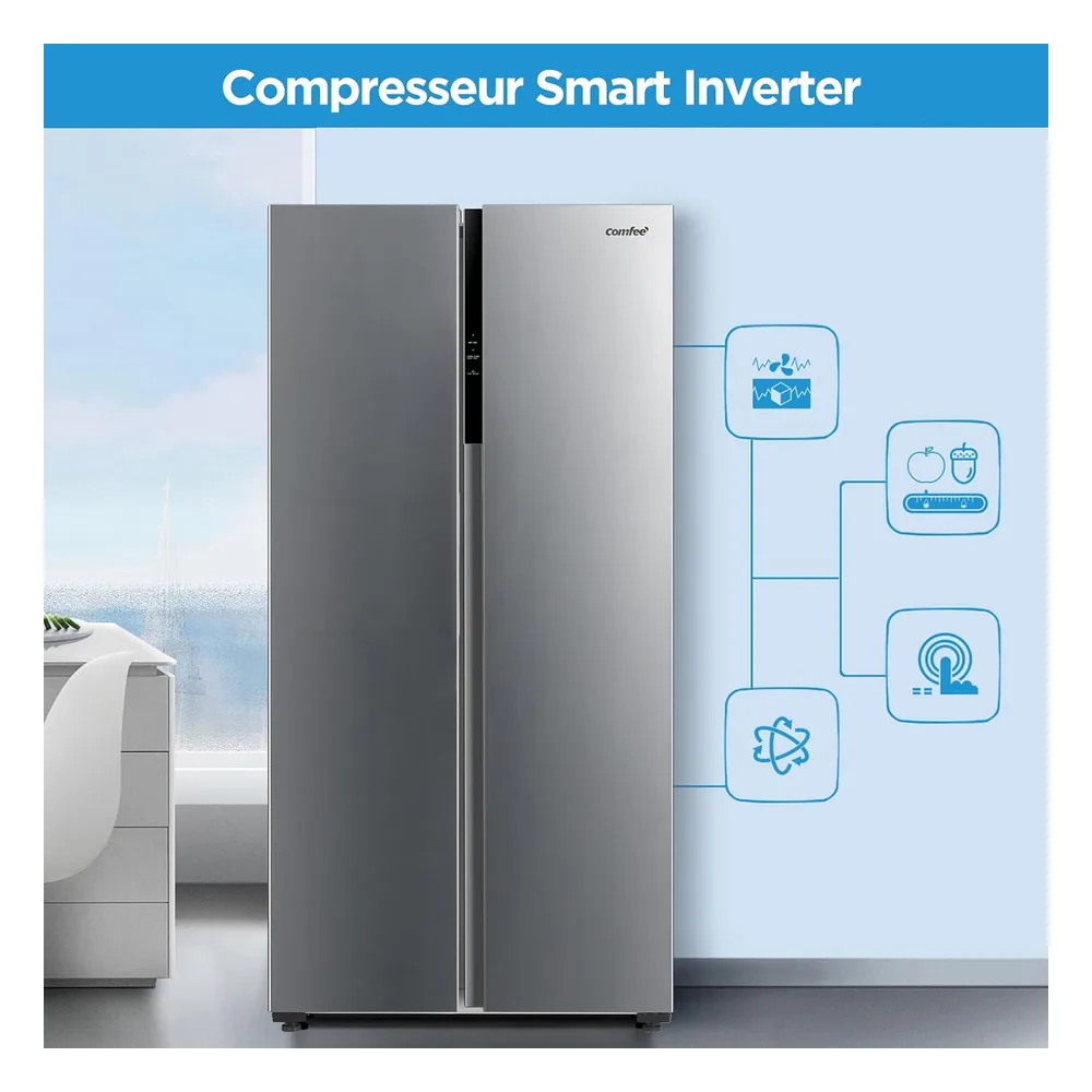 Comfee Réfrigérateur 460 L RCS609IX2