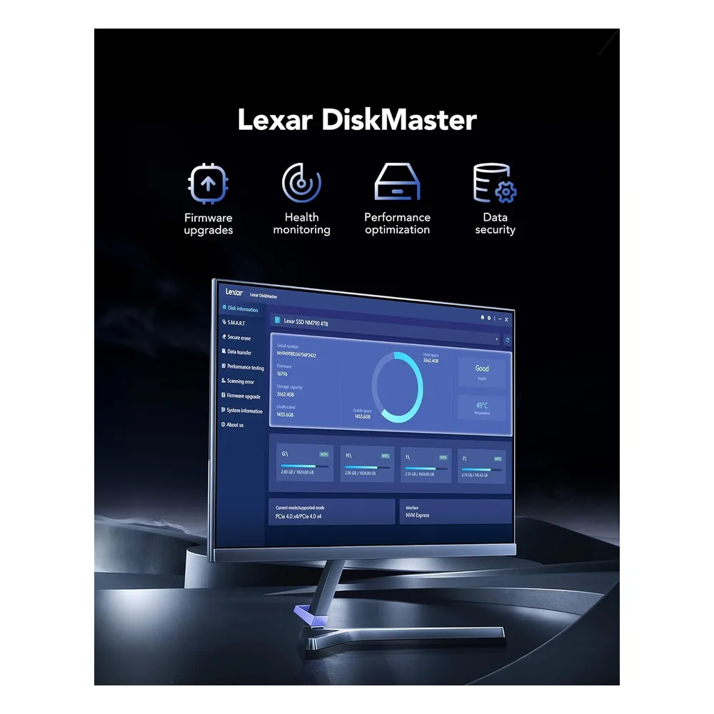 Lexar SSD NVMe 1 To 7000MB