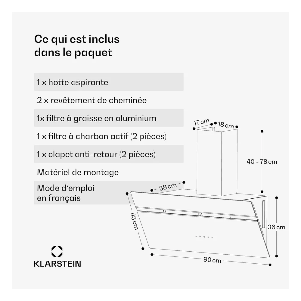 Klarstein Hotte J334