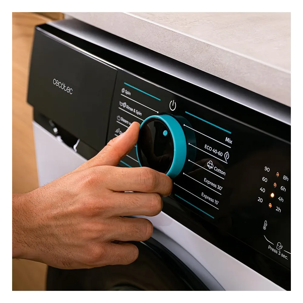 Cecotec Lave-linge 8 kg 1200RPM