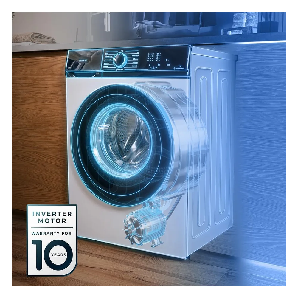 Cecotec Lave-linge 8 kg 1200RPM