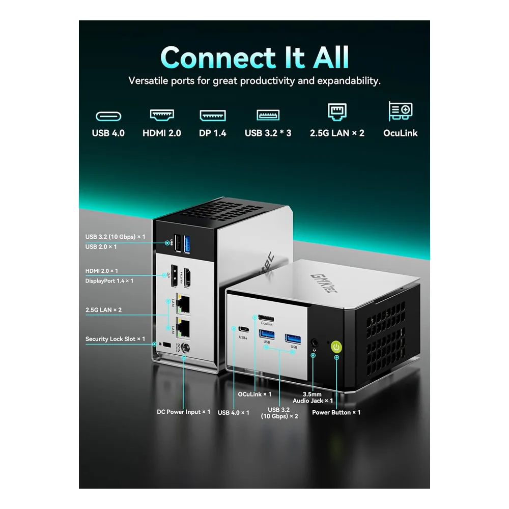 GMKtec Mini PC 4.50GHz