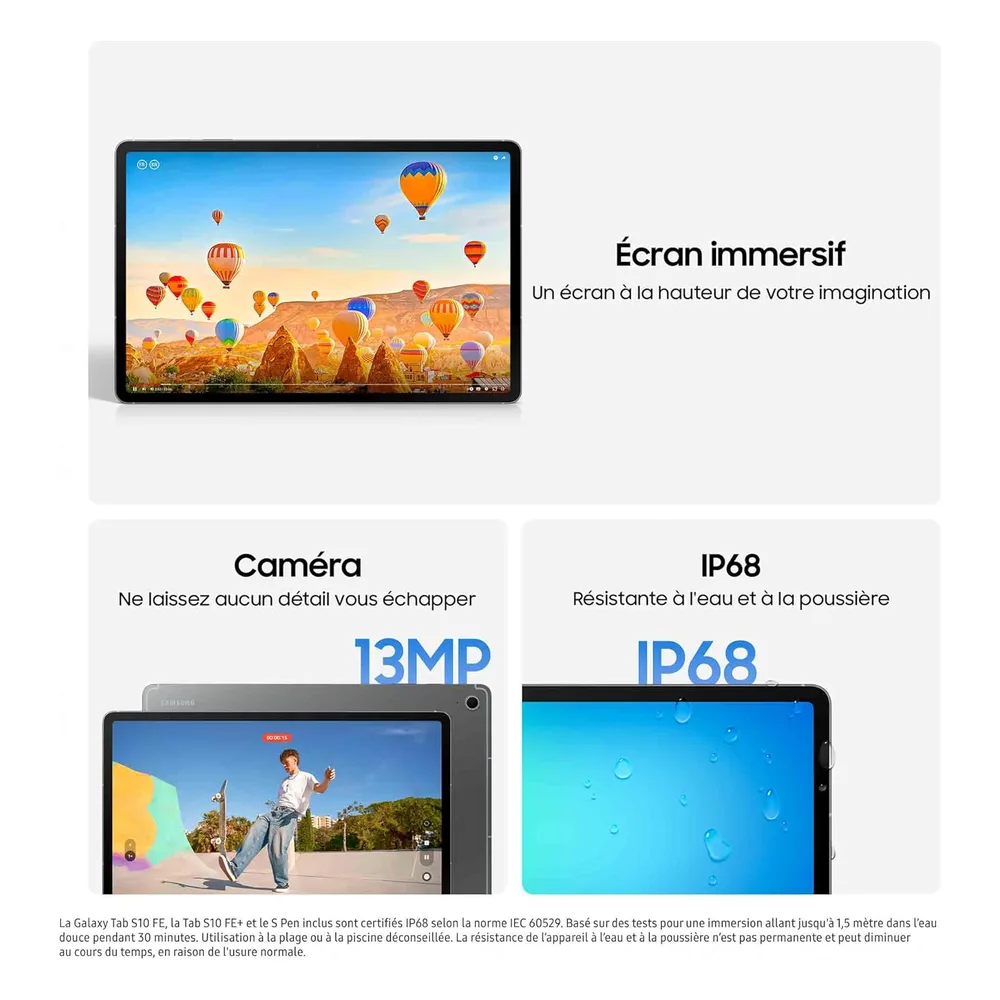 Samsung Tablette 256 Go