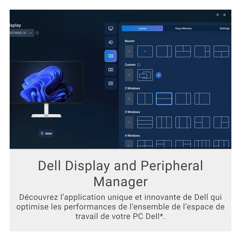 Dell Écran PC S2725QC