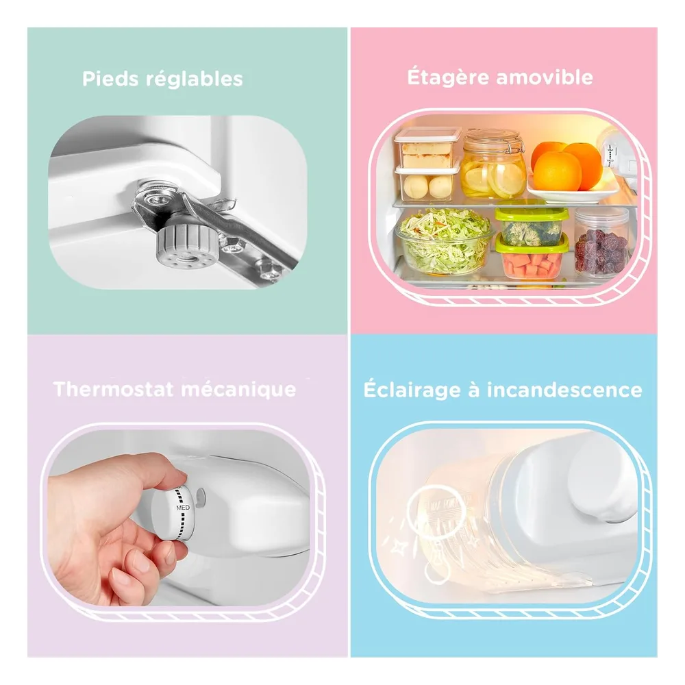 Comfee Réfrigérateur 87 L